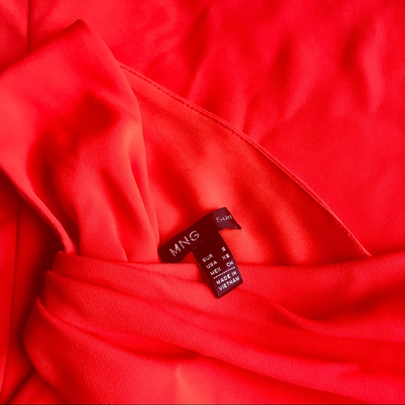 💝 Pretty Mango MNG Asymmetrical Summer Dress XS - Picture 3 of 3